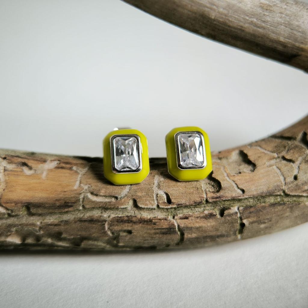 Silver Earrings with Cubic Zirconias, Emallu (60002255)