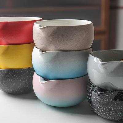 Cerâmica Japonesa para Matcha Mudança de Forno Bacia Hawkbill para Matcha Pincel de Chá Risotto Presentes para Amantes da Cultura do Chá