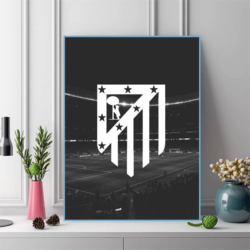 Atltico Madrid Heroes 100% Round Full Drill 5D DIY Diamond Painting Embroidery Cross Stitch Rhinestone Decor