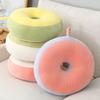 Sweetheart Macaron Round Cushion With Striped Pattern For Living Room And Bedroom Decor