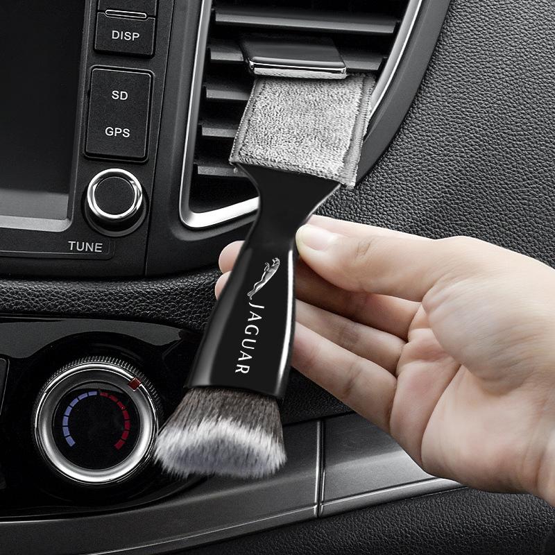 Bilrengöringsverktyg Luftkonditionering Luftutblåsrengöring Dammborttagning Mjuk Borste För Jaguar XF XE XJ F-Pace X-Type S-Type F-Type E-Pace I-PACE XK