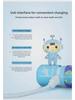Kids' Sonic Electric Toothbrush Set, Ages 3-9, 3-Speed, USB Rechargeable, with Timer and Music.