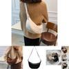 Elegant Pu Dumpling Shape Handbag For Women 2021 Fall Season Fashionable
