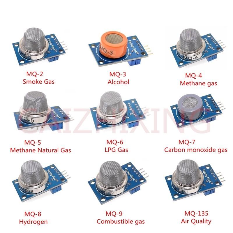 Detection Smoke methane liquefied Gas Sensor Module MQ-2 MQ-3 MQ-4 MQ-5 MQ-6 MQ-7 MQ-8 MQ-9 MQ-135 for Arduino Starter DIY Kit