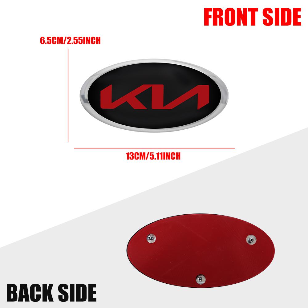 1pcs 3D Car Emblem Center Badge Sticker Decal Styling Accessories For KIA Rio Ceed Sportage Cerato Soul Sorento K2 K5 Picanto