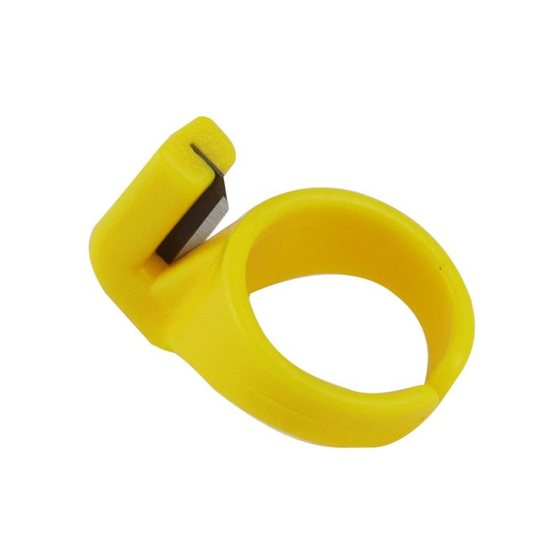 Kunststoff-Fingerhut, Nähring, Fadenschneider, Fingermesser, Nähen, Basteln, DIY-Werkzeug