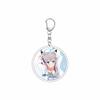 55MM Anime Blue Archive Keychain Asagi Mutsuki/Kurodate Haruna/Himuro Sena Key Chain Acrylic Model Plate Christmas Gifts
