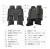 HPYWTJY Rechargeable Night Vision Binoculars, 7-Gear Digital Night Vision Goggles with 850nm and 1.4-inch Dual Inner Screen for Wildlife Observation