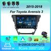Android 14 Car Radio Carplay Auto GPS For Toyota Avensis 3 2015 2016 2017 2018 Multimedia 2 DIN Stereo Head Unit BT Player Video