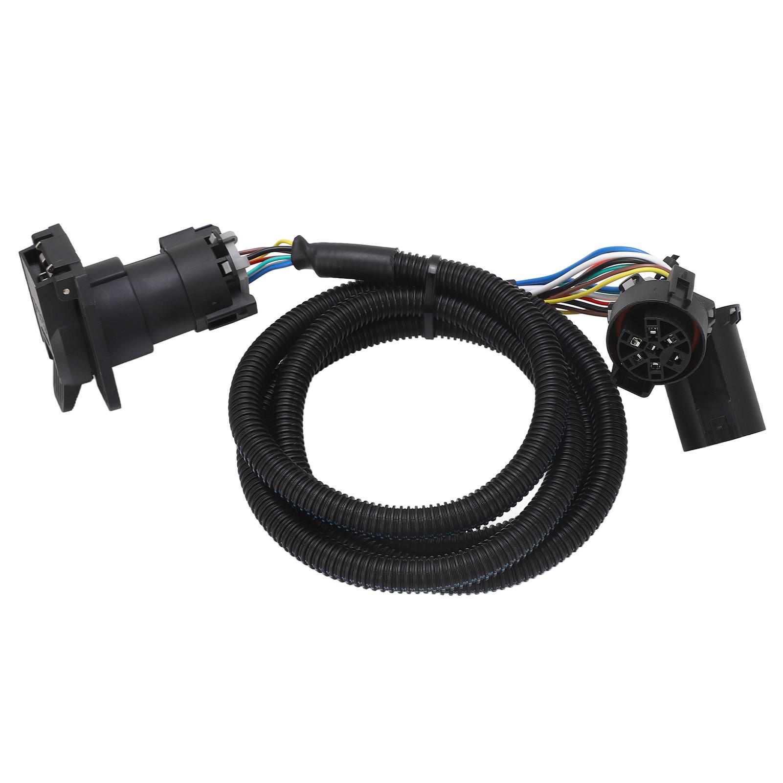 

7Pin In Bed Trailer Wiring Harness Stable Connection Safe HC3Z 15A416 A for F‑450 F‑550 Super Duty 2017 to 2022