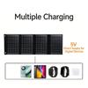 Portables 40W Foldable Solars Chargers Light Weight for Camping Hiking with Phones Tablets Emergency Power