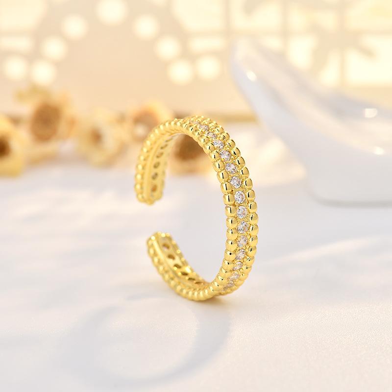 Ins Style Simple Heart Ring Female Light Luxury Index Finger Ring New Sense Tail Ring