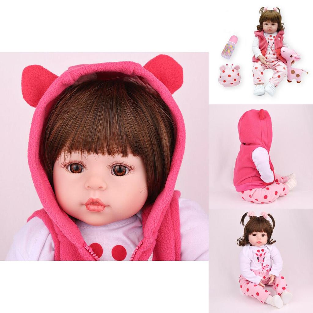 Exquisitely Crafted 18.9/22.8" Baby Reborn Doll With Multi-layered Realistic Skin