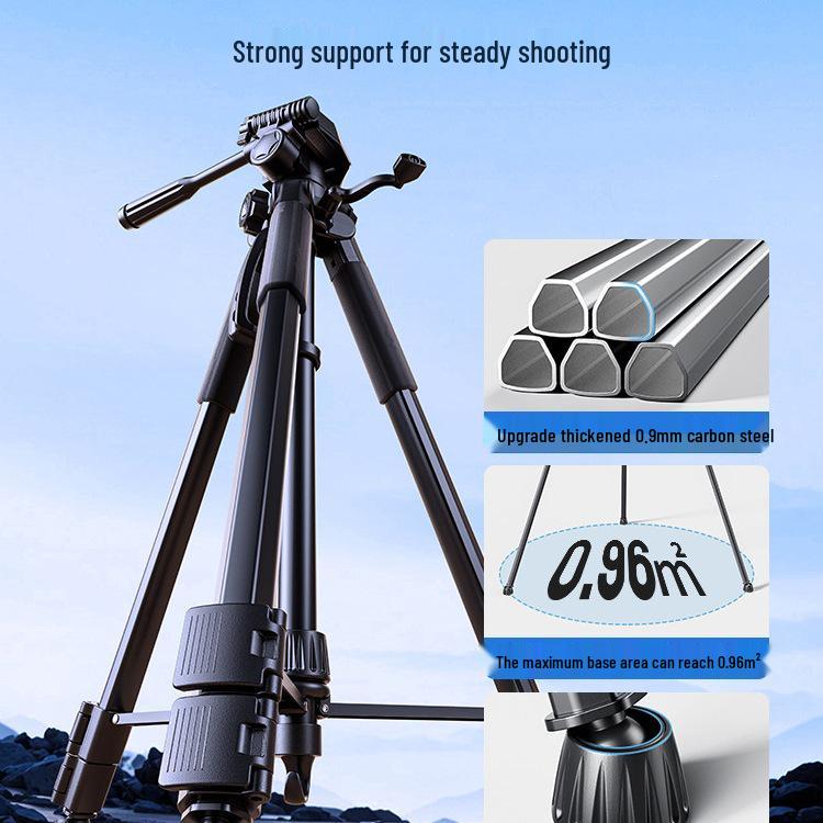 DSLR/Mirrorless Camera Tripod with Ball Head for Live Streaming and Photography Shoots
