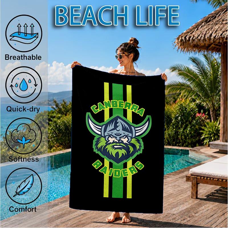 Canberra Camouflage Warrior Beach Towel, Quick-drying, Easy to Care for, Suitable for Both Fitness and Beach Vacations,Sports Essential