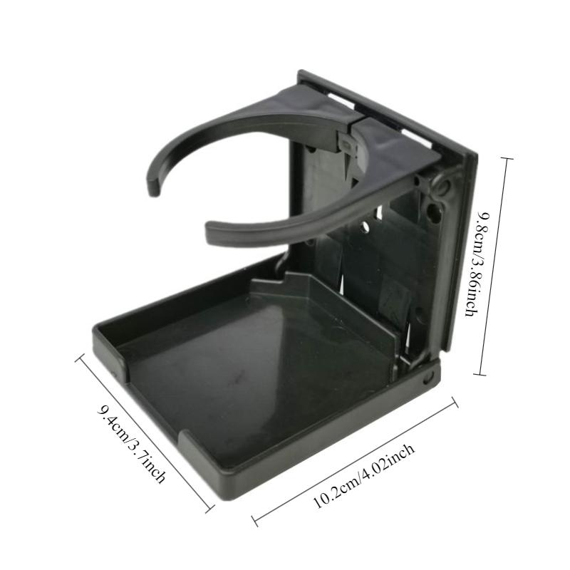 

Автомобильный держатель для напитков Автомобильный многофункциональный стеллаж для хранения вещей Подстаканник для колы Подстаканник для напитков Складной подстаканник с винтами чёрный