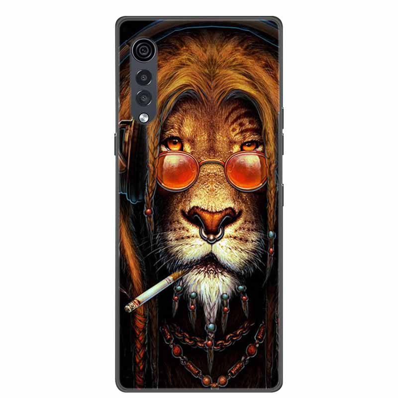 For LG Velvet Case 2Pro Fashion Soft TPU Silicone Cartoon Cat Phone Cover For LG Velvet 5G Back Cases Funda Bumper Protect Coque