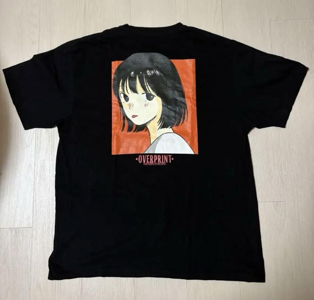 

[USED] Good condition overprint T-shirt XL