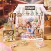 20Sheets/bag Small Bazaar Series Street Scenery Stickers Landscape Hand Account Collage Material DIY Photo Frame Card Decorative
