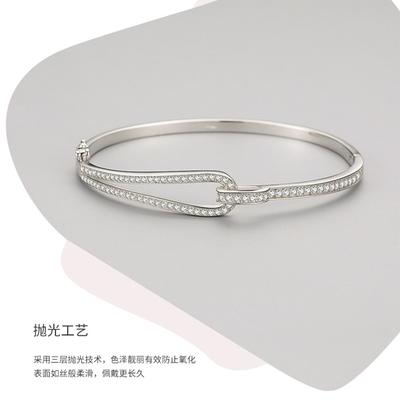 European and American Trendy Geometric Opening Bracelet Bracelet Cold Wind Bracelet Bracelet Hand Jewelry