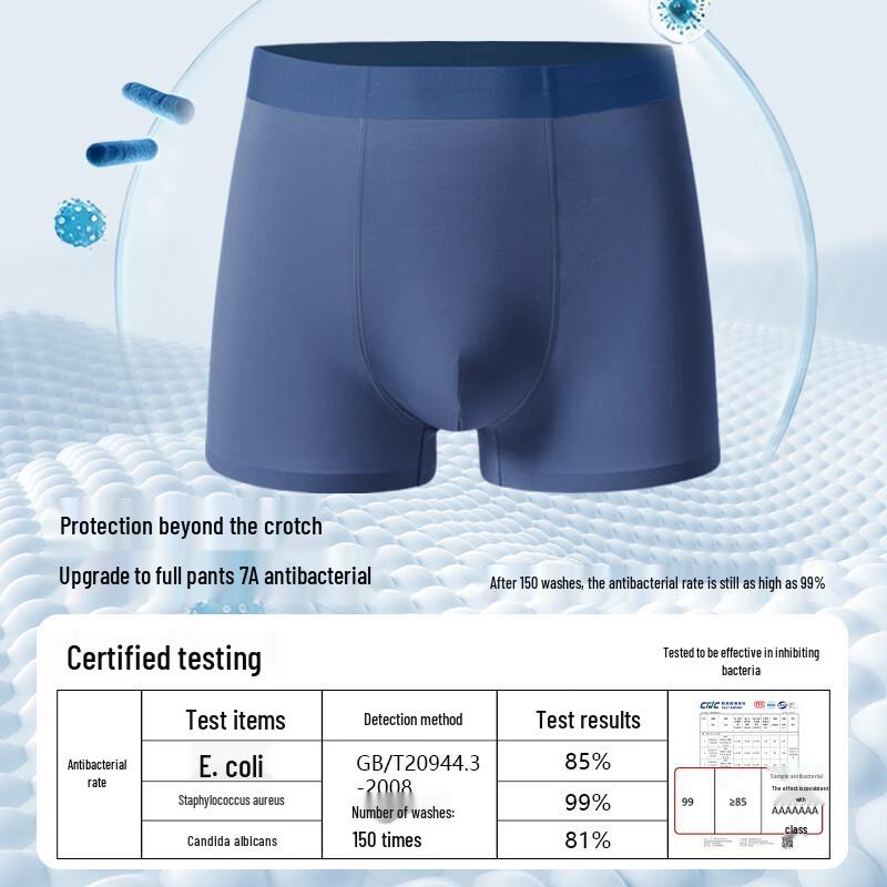 Mengyangwang Men's Seamless Modal Boxer Briefs