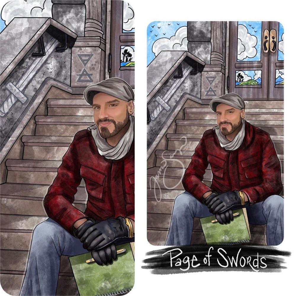 Pocket of Peers Tarot An 80 Card Tarot Deck Featuring Individuals From The Ever Growing Divination Community 10.3*6cm