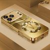 Gilding V Print Patterned Tempered Glass Design for iPhone16 17 Pro Max 15 14 13 12 11 ProMax Phone Case Camera Cover Shockproof