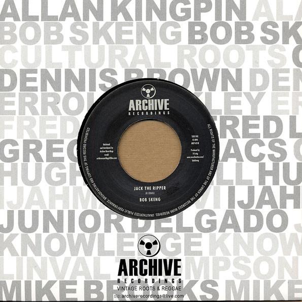 

7inch Record BOB SKENG - Jack The Ripper / African Children AR7018 Archive Recordi 2010 UK Reggae, Ska & Dub Used