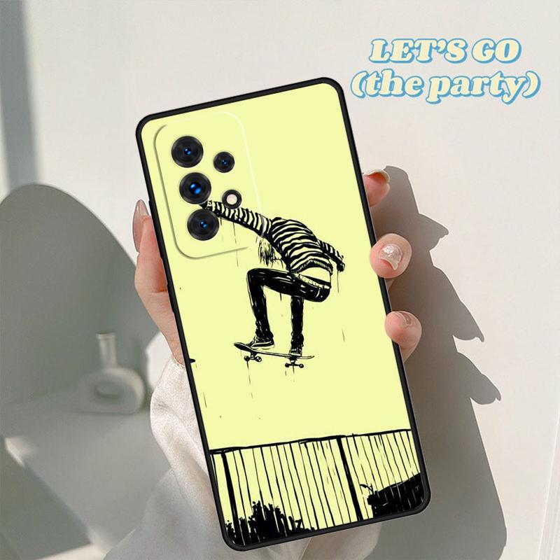 Cool Skate phone case For Samsung Galaxy A42 A31 A40 A51 A71 A32 A80 A91 A52 A72 A73 A20e A21S A50 A70 A11 A12 Cover