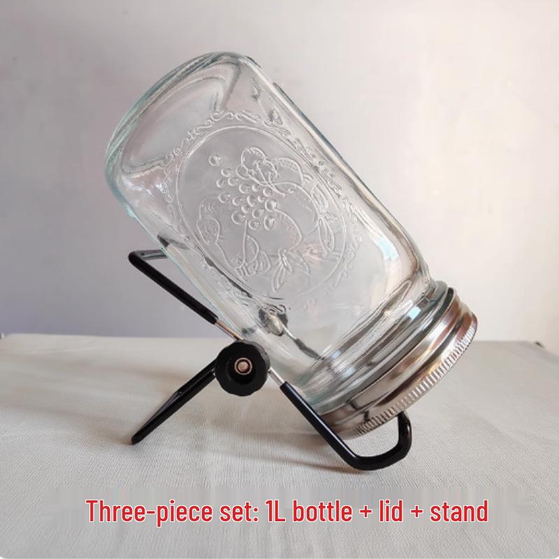 Sprout Jar for Bean Planting - Mason Glass Seedling Dispenser