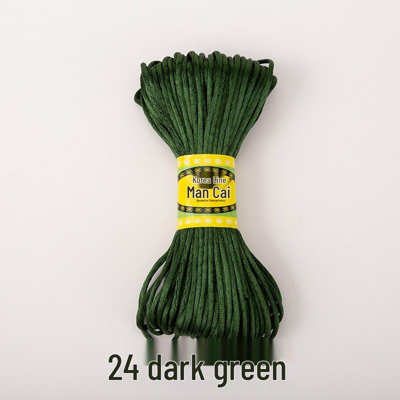Korean Jade and Chinese Knot Weaving Cord - 20 Meters (No. 5 & No. 7)
