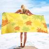 Red Maple Leaf Print Beach Towel Oversized Adults Sand Free Quick Dry Beach Towel Big Bath Towels Travel Accessories Large Towel