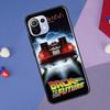 Back To The Future Time Machine Cover For Xiaomi 14 Ultra 13 11T 12T 13T 14T Pro POCO X6 X7 Pro X3 X5 F3 F5 F6 M6 Pro Case