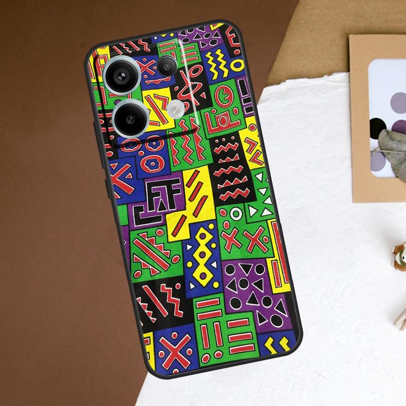African Style Fabric Print Case For Xiaomi Redmi Note 13 Pro Plus Note 12 11 9 10 11S 10S 12S Redmi 13C 10C 12C Cover