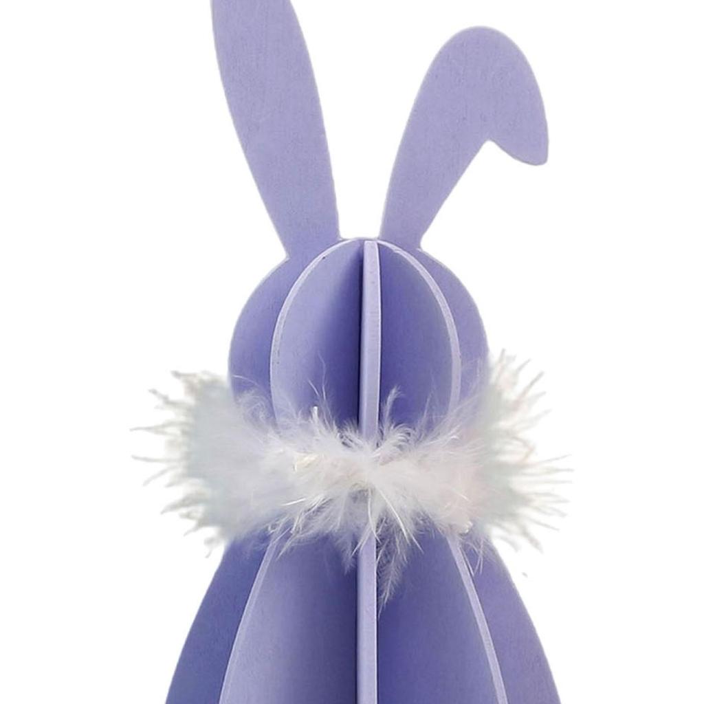 Easter Bunny Decoration Easter Bunny Wooden Sign Novelty Freestanding Sturdy Detachable Table Centerpiece for Home Entrance