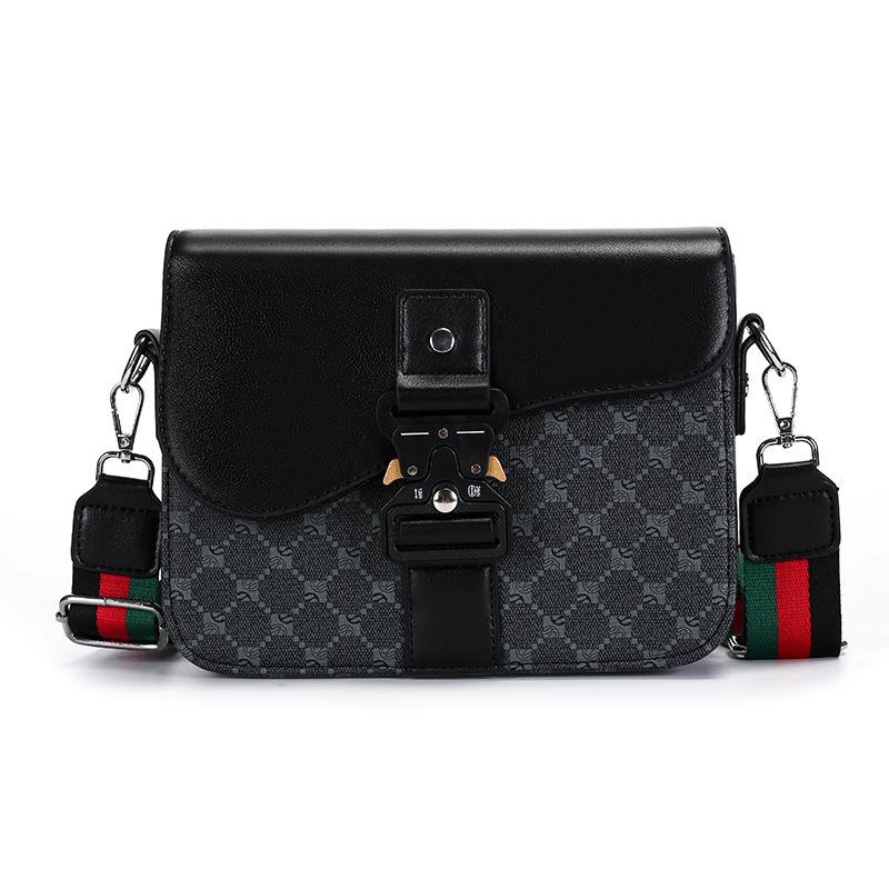 Modieuze Jacquard Patroon Heren Crossbody Tas High-End Casual Schoudertas voor Pendelen Zakelijk Waterdichte Dagelijkse Sling Bag