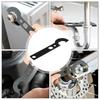 Enhanced Torque Carbon Steel Tool Compact Size Nut Wrench Multi-Function Wrench  Survival Tool