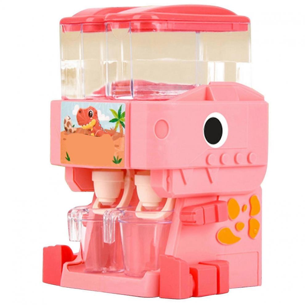 2025 Kids Cute Pink Dinosaur Water Dispenser Toy - Small Size, Safe and Fun