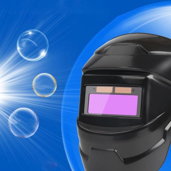 Auto Darkening Welding Helmet Blue Light Blocking Large Viewing Welding