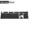 104 Pcs Universal Mechanical Keyboard Keycaps ABS OEM Height Backlit Portuguese Arabic Spanish French German For  Gaming Office