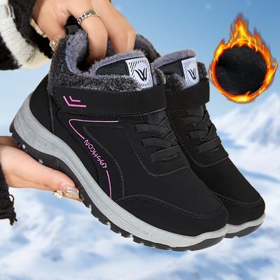Scarpe da neve da donna, invernali, nuove, in peluche, basse, scarpe da trekking, scarpe sportive