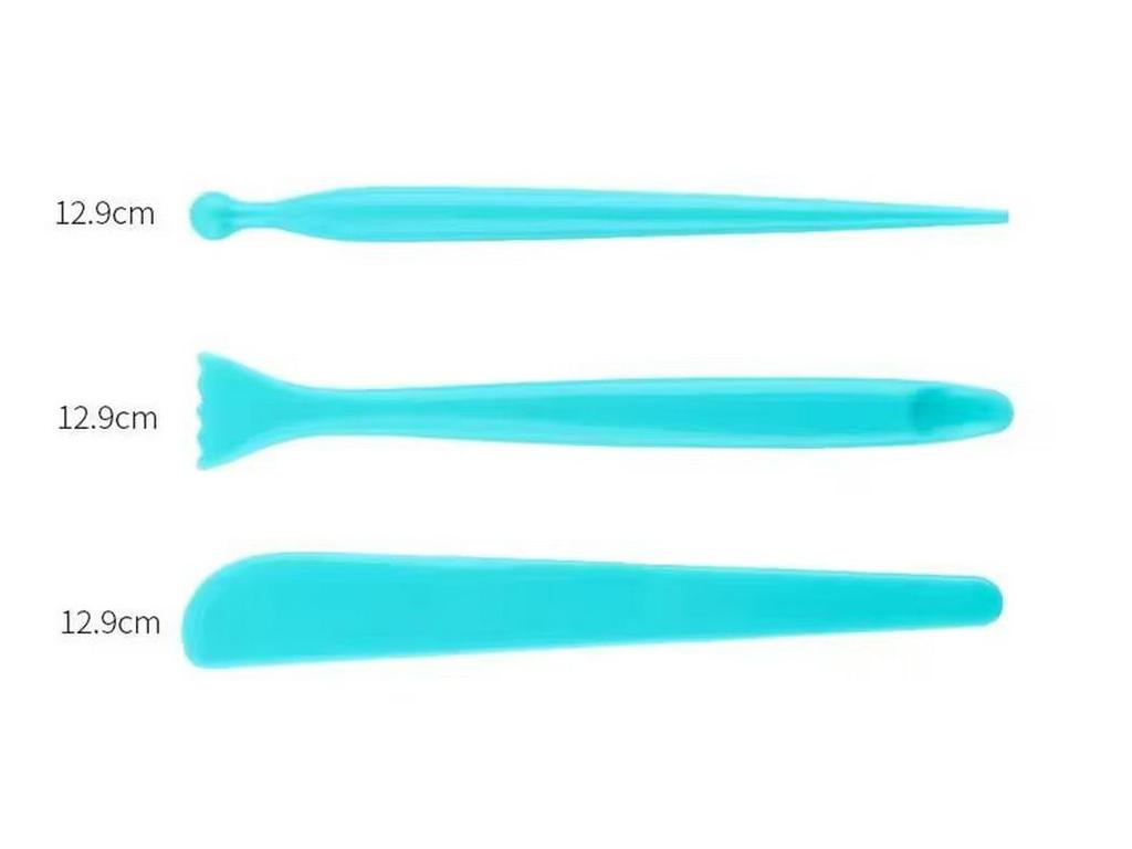 10-Piece Polymer Clay & Rubber Modeling Tool Set for Students