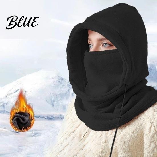 Cold Weather Gear Accessories Headgear Men Fall Hat Women Hooded Scarf Winter Riding Solid Color