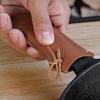 Pots Handle Holder Leather Insulated Hot Potholder Protector Sleeve Reusable Grip Cover Cookware Parts Home Picnic