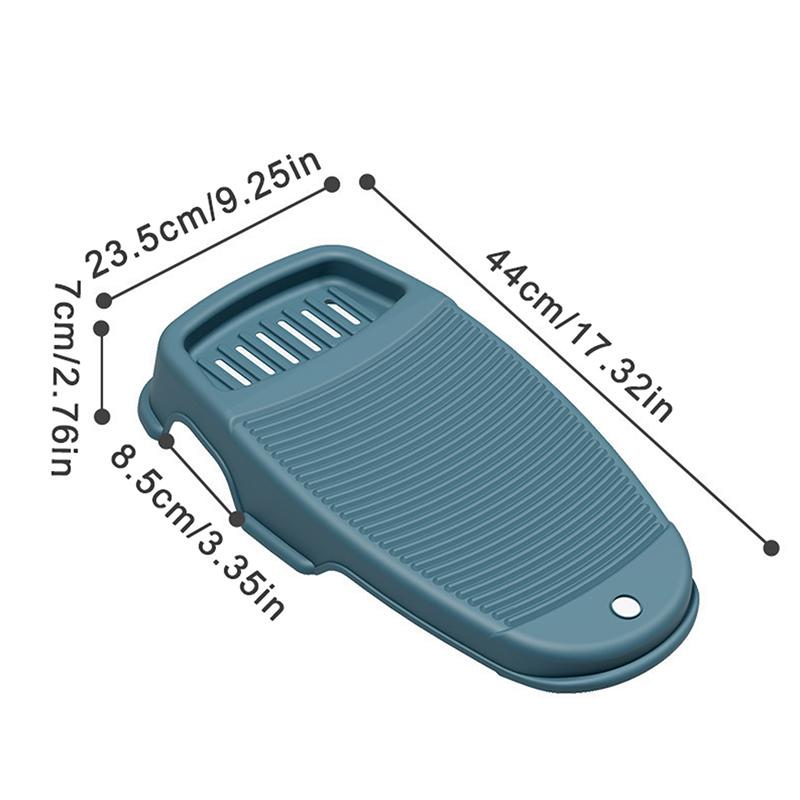 Compact And Sturdy Anti Slip Washboard With Soap Storage Material Is An Ideal Choice For Delicate And Small Items