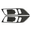 For Ford Mustang GT 2015 - 2025 Carbon Fiber Styling Interior Stickers Car Door Handle Frame Decoration Stickers Trim Cover