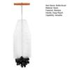 Bottle Brush with Bamboo Handle Food-Grade Nylon Hard Bristles Deep Cleaning Brush for Glass Bottles Cups Kettles