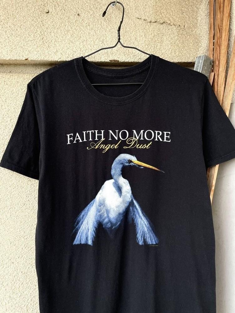 Horká Nová Faith No More Angel Dust Rocková Kapela Černá S až 5XL Tričko SG285 Unisex Tričko