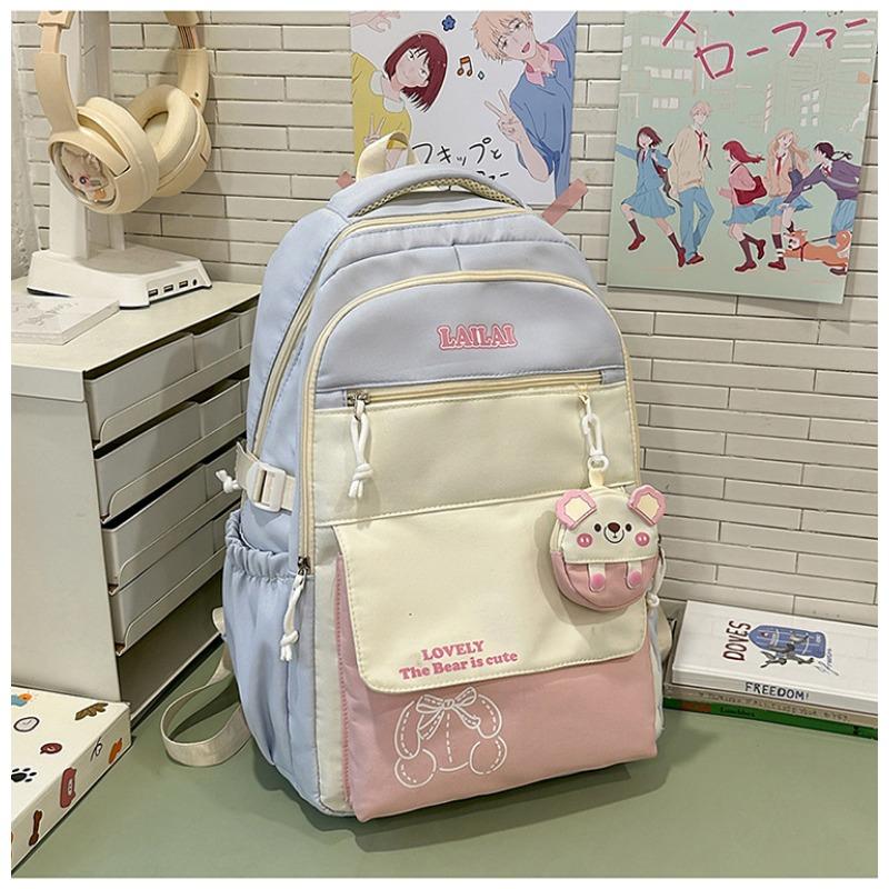 

Японская девушка Джокер Высокая ценность Новый Большая вместимость Мужской и женский Маленький свежий Инс Прочный Многофункциональный рюкзак. .