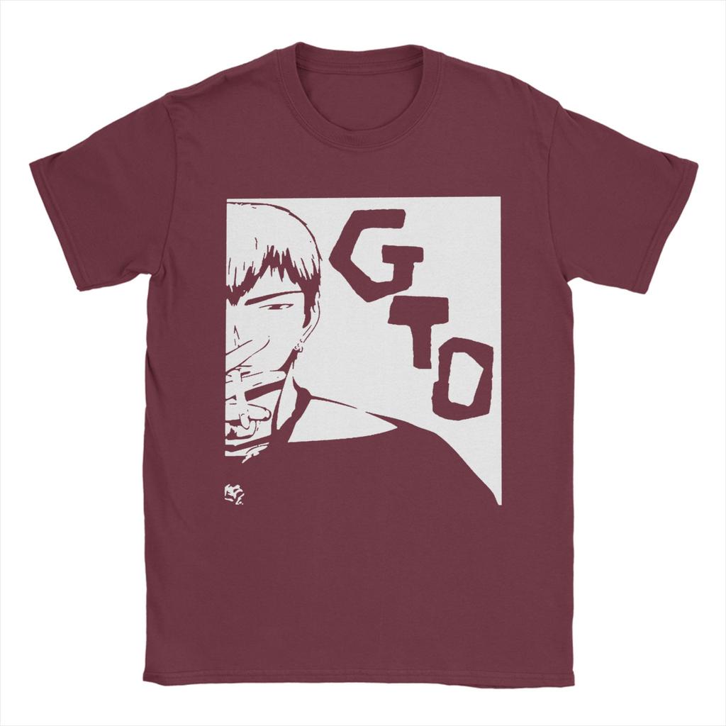 Unisexs TShirt GTO Great Teacher Onizuka Novelty Pure Cotton Tees Short Sleeve T Shirt Round Neck Clothes Gift Idea